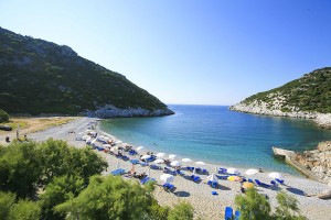 Skopelos beach in Sporades