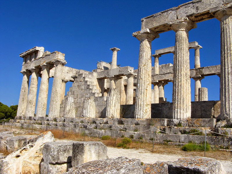 Aphaia Temple in Aegina