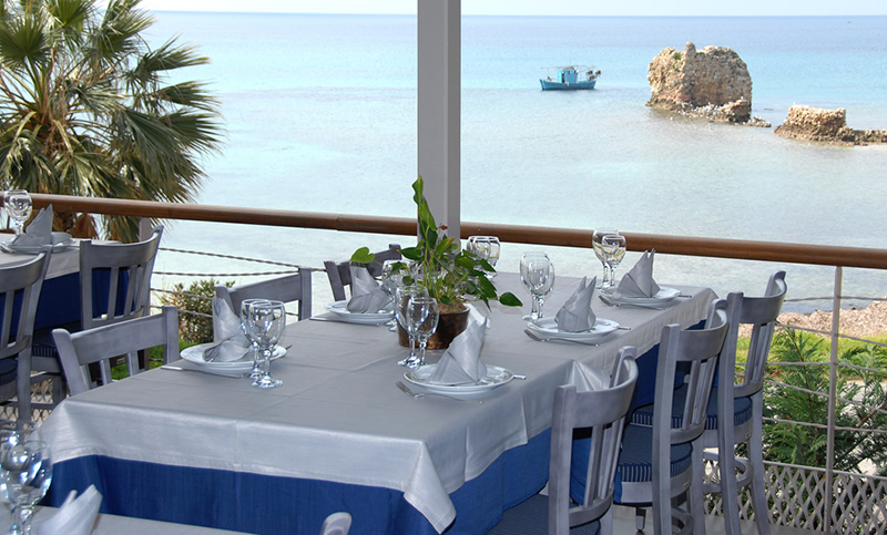 Enjoy Greek seafood dishes at Marina sea food restaurant