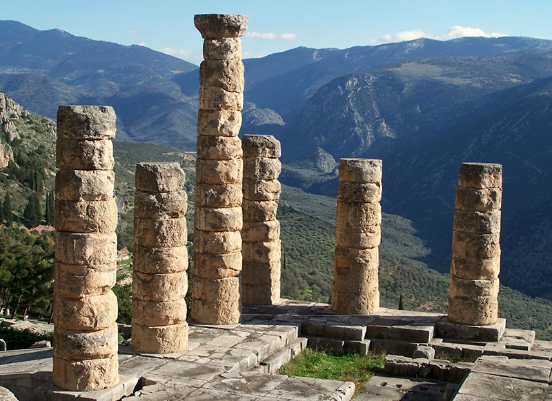 The Temple of Apollo, Delphi
