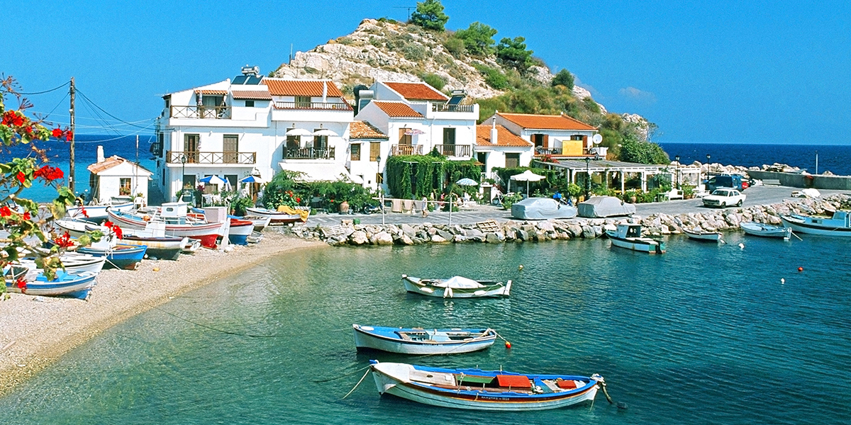 Samos island in Greece