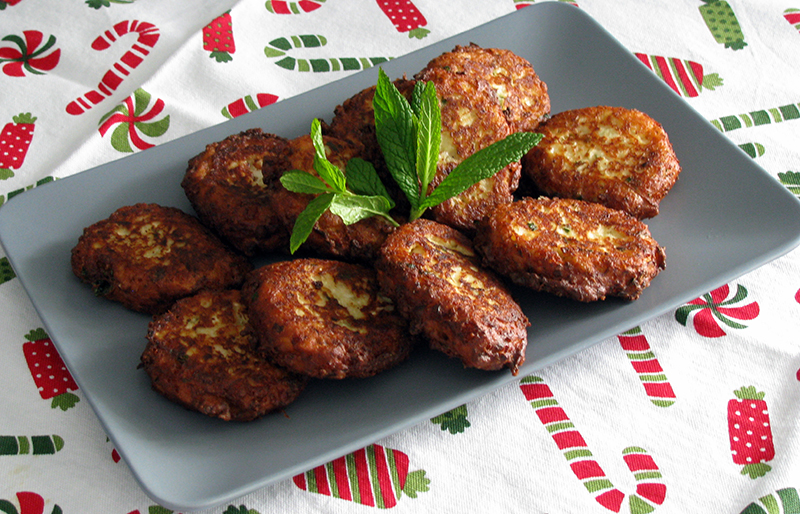 Patatokeftedes traditional dish in Tinos