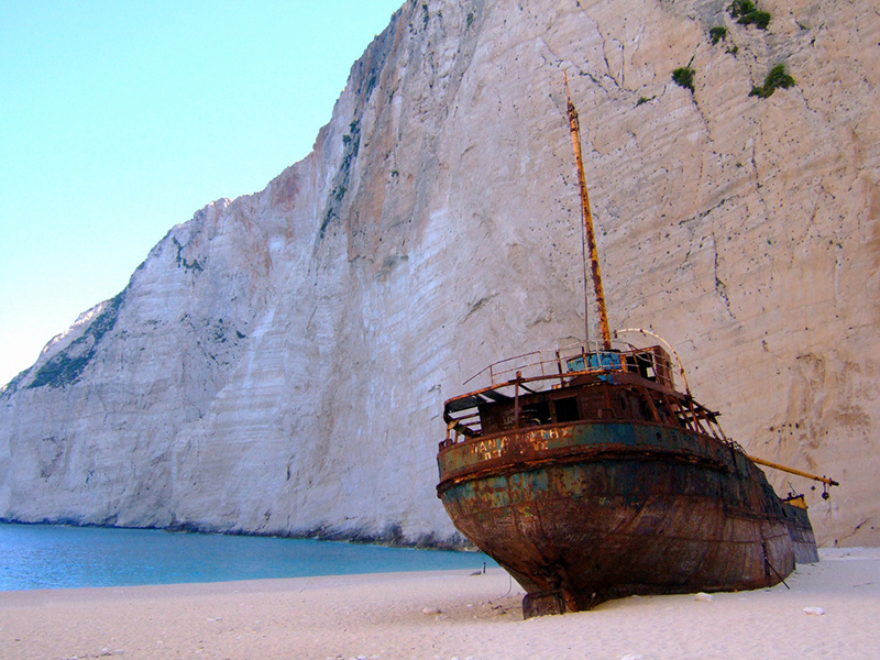 Shipwreck on Navagio beach - Zakynthos holidays