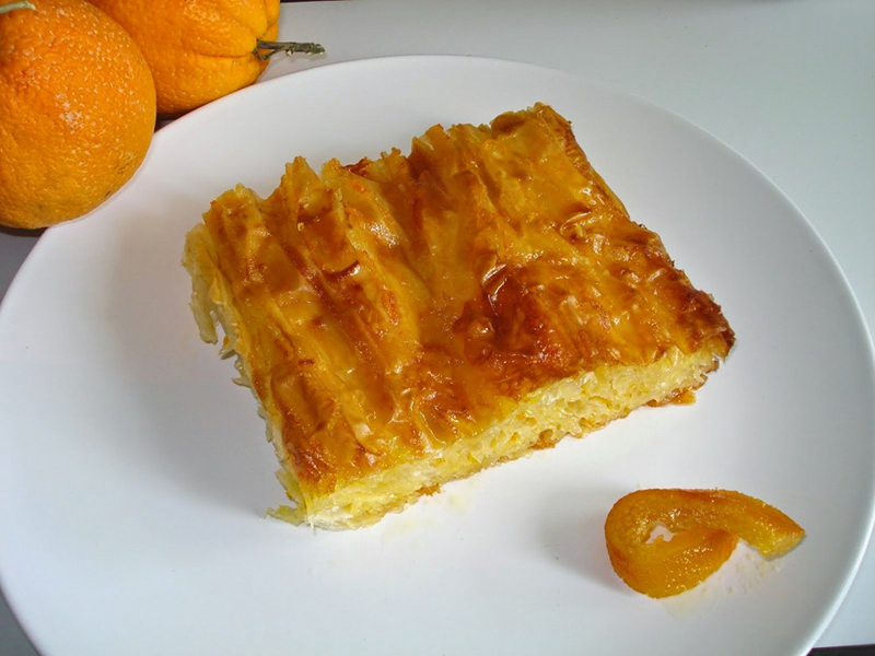 Greek orange pie